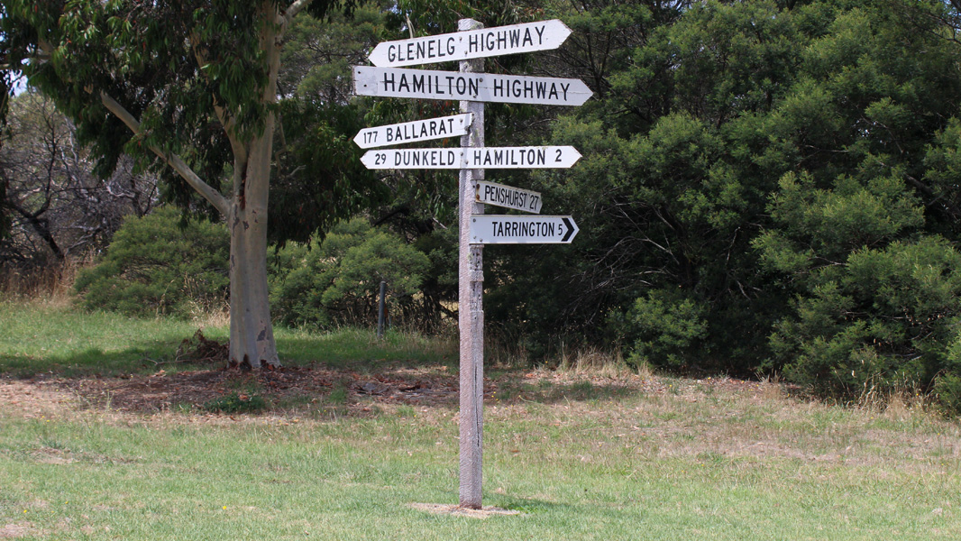 Road Photos & Information: Victoria: Glenelg Highway (B160)